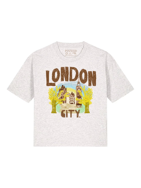T-shirt London City - Heather Grey